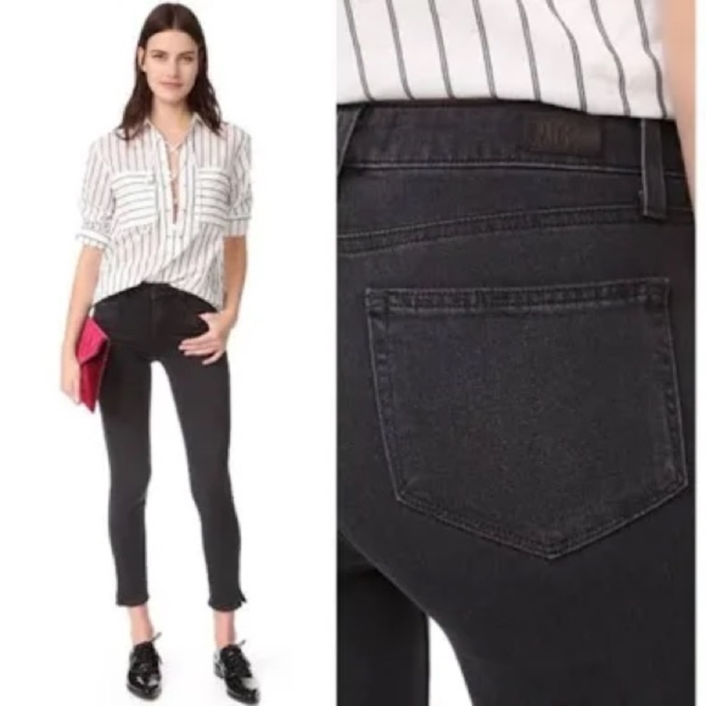 Paige Roxxi ankle black fog jeans